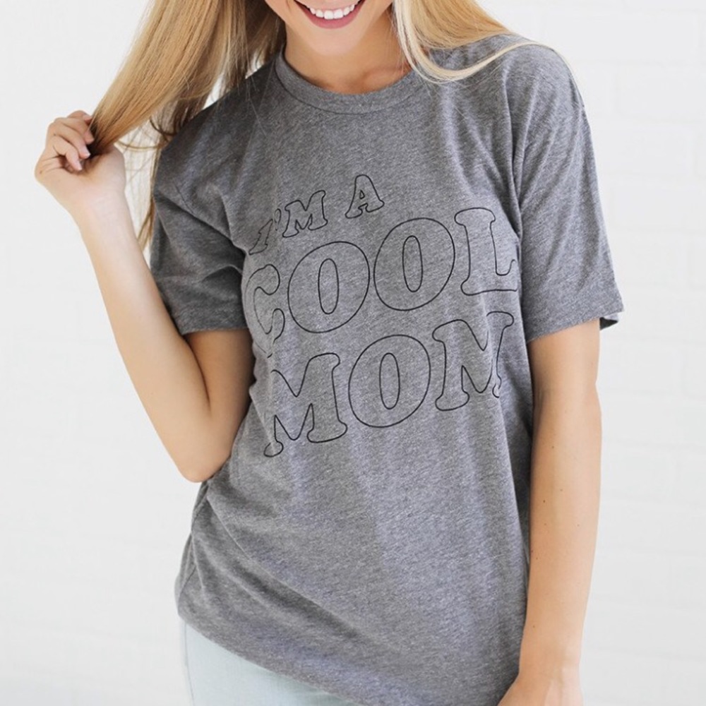 Friday + Saturday I'm a cool mom shirt BNWT