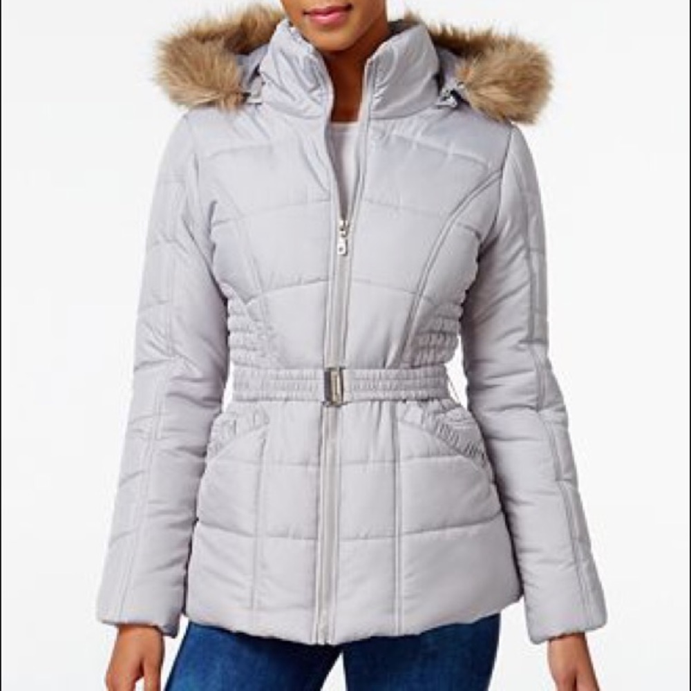 SALE‼️ Medium Grey Fur Jacket