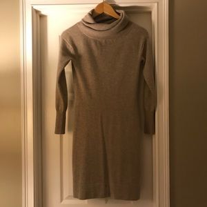 Cashmere Cowl Neck Sweater Dress -Banana Republic
