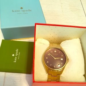 NWT Kate Spade Gold Watch