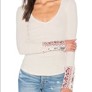 NWT Free People Art School Thermal size Medium