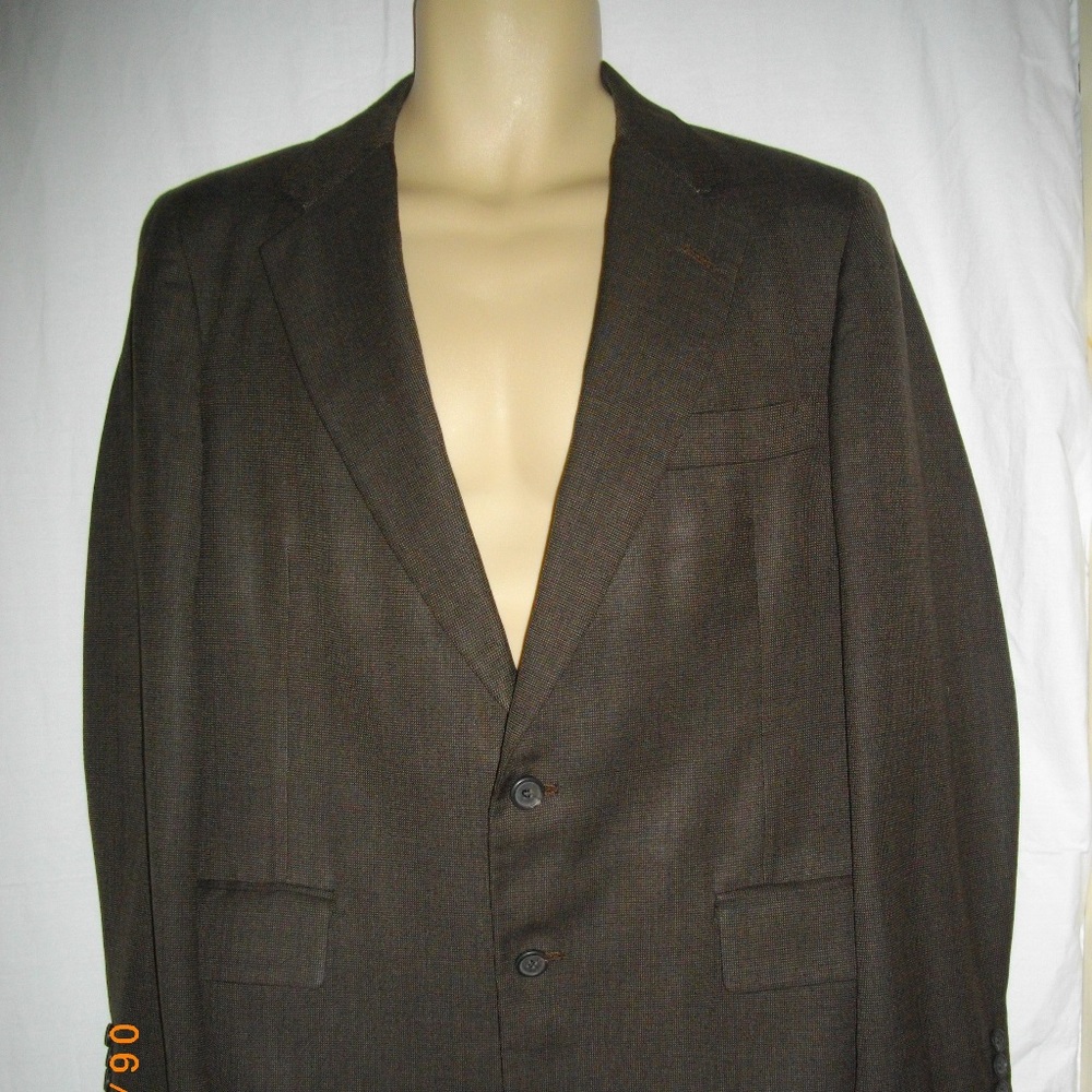 Carroll Beverly Hills Brown Cecil Gee Men M Jacket