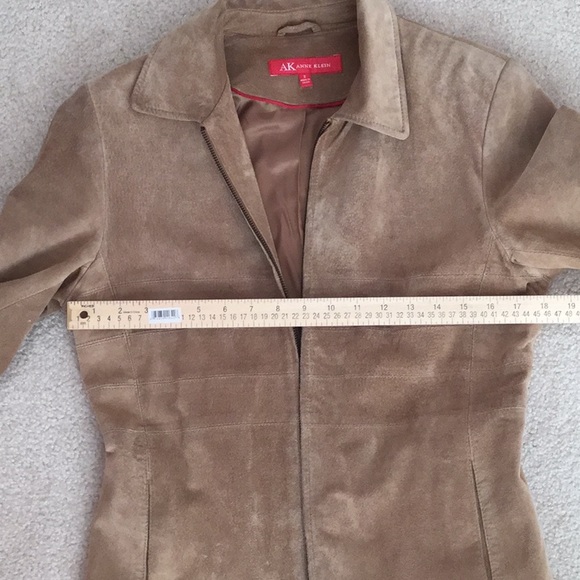 Tan Suede Jacket Great For Fall! - Picture 7 of 8