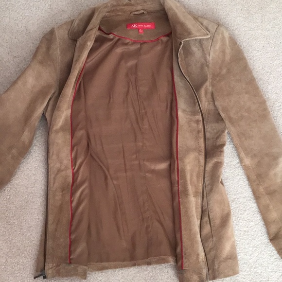 Tan Suede Jacket Great For Fall! - Picture 8 of 8