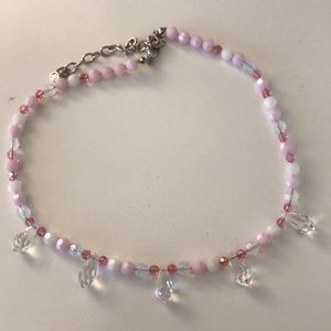 Swarovski pink crystal necklace - NEVER WORN