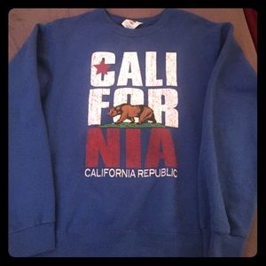 Pacsun blue California sweatshirt