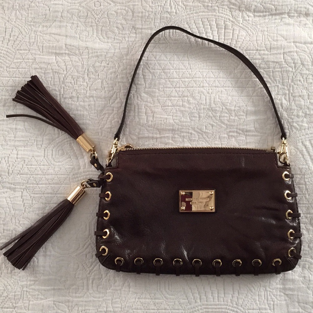 Michael Kors brown leather bag