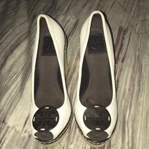 Authentic Tory Burch espadrille wedges