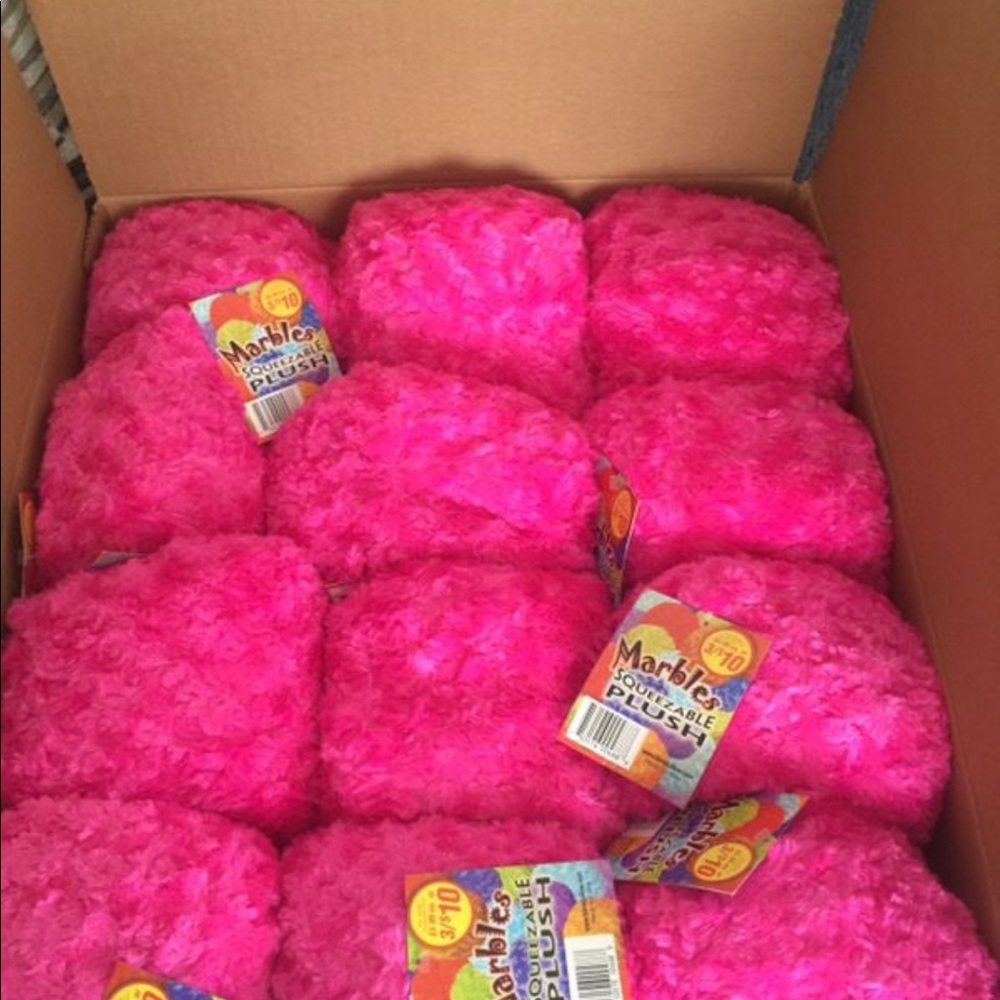 Woman jeans / plush ball pillows