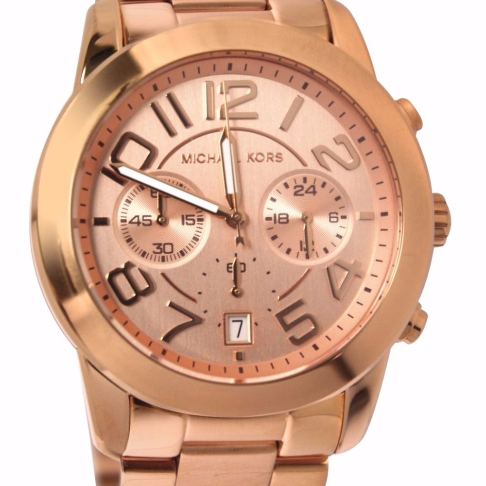 Micheal Kors Mercer Rose-Gold Watch