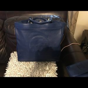 Tory Burch Blue bag with wallet