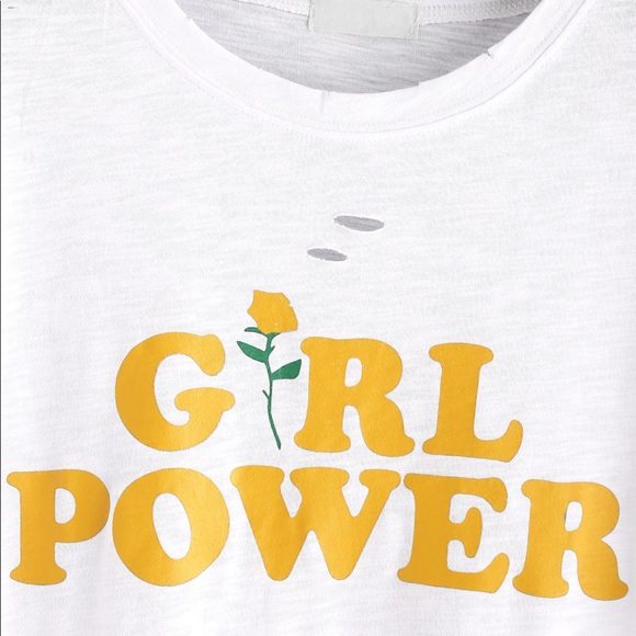Girl power distressed tee - Picture 2 of 3