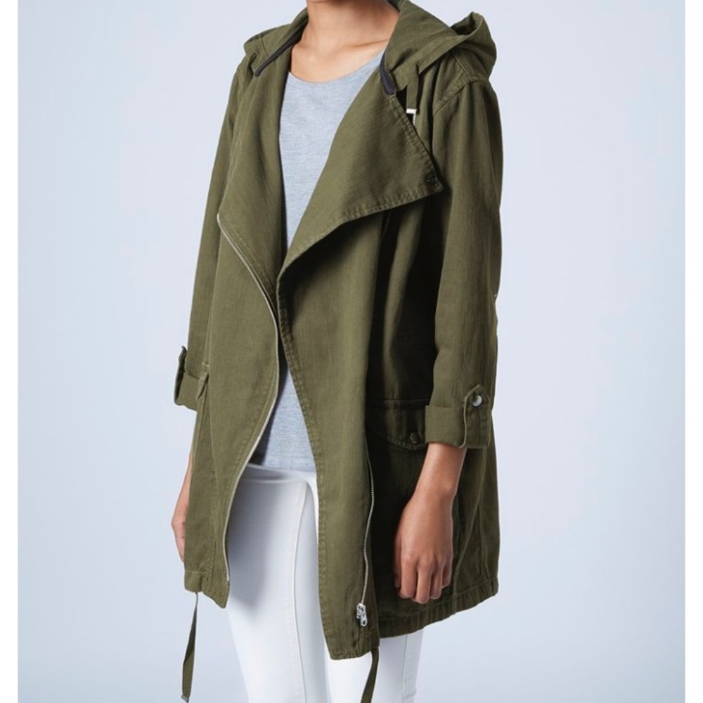 Top Shop green jacket
