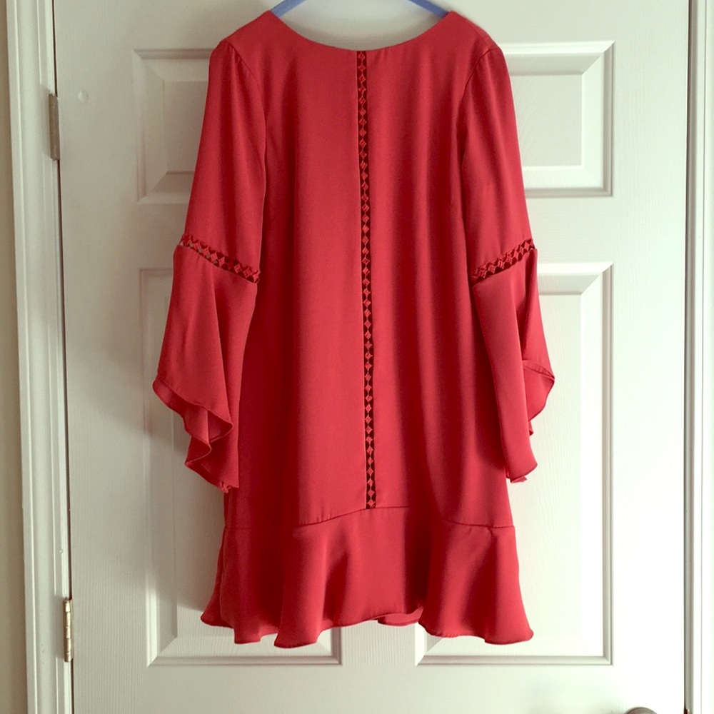 White House Black Market flutter-sleeve dress!