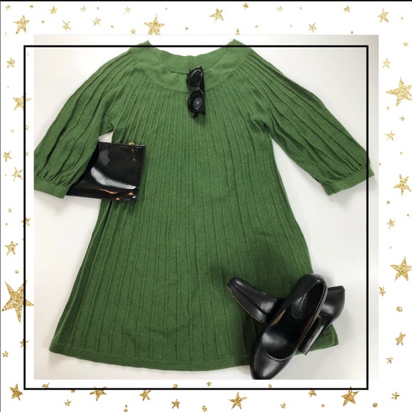Tops - Leo&Nicole Green Tunic-dress (GP3B)