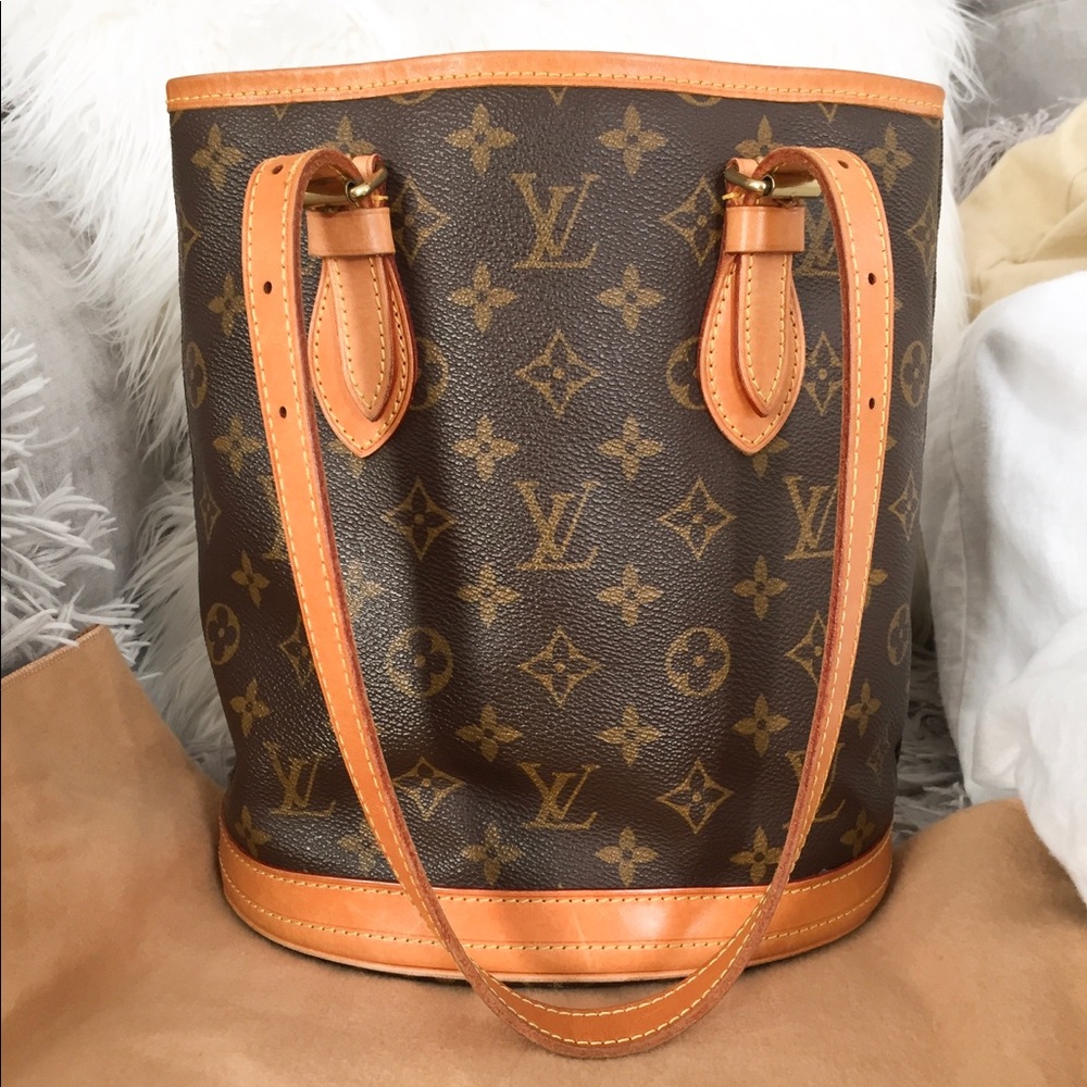 Louis Vuitton Monogram Petit Bucket Bag PM