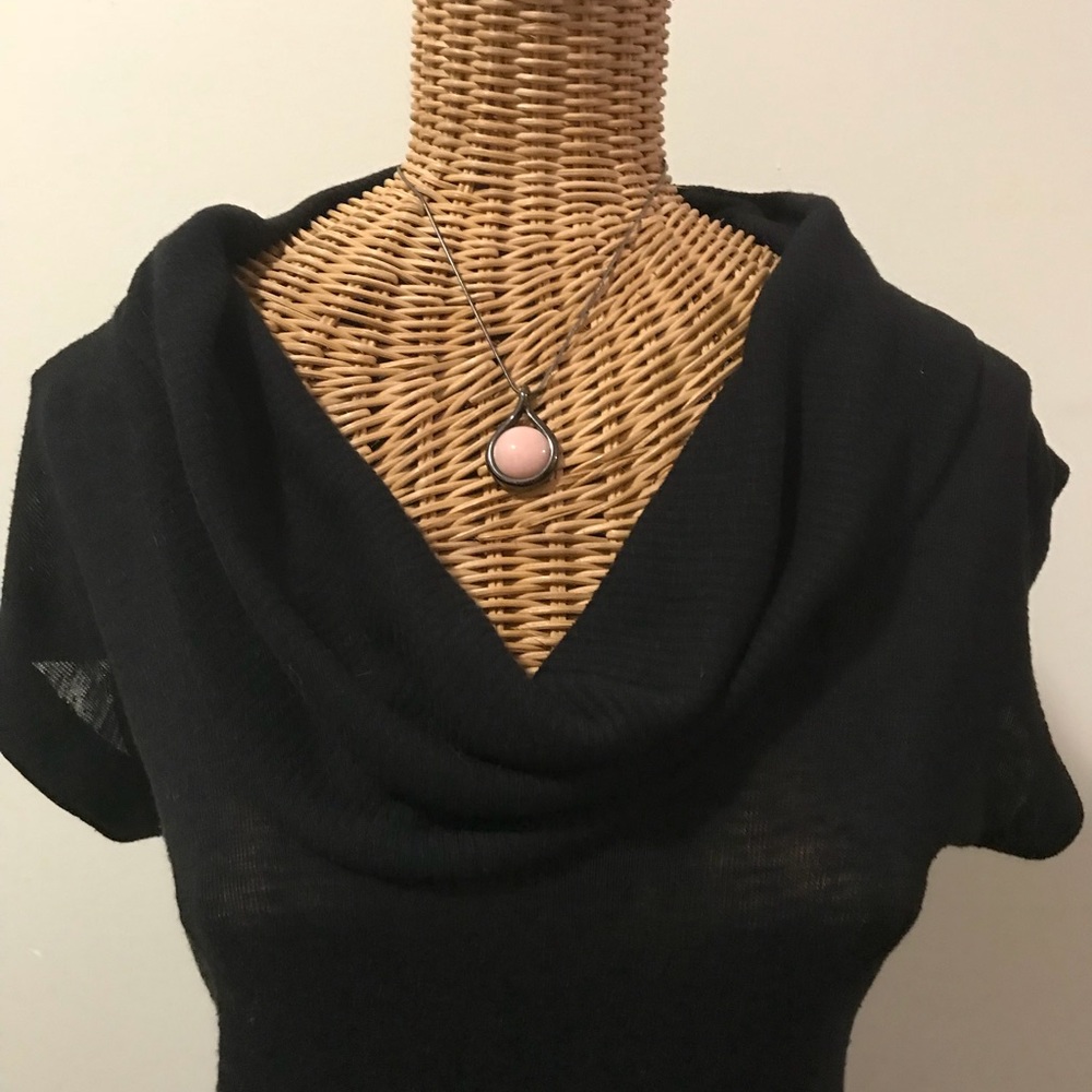Black sweater dress