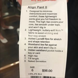 Lululemon align pant 2