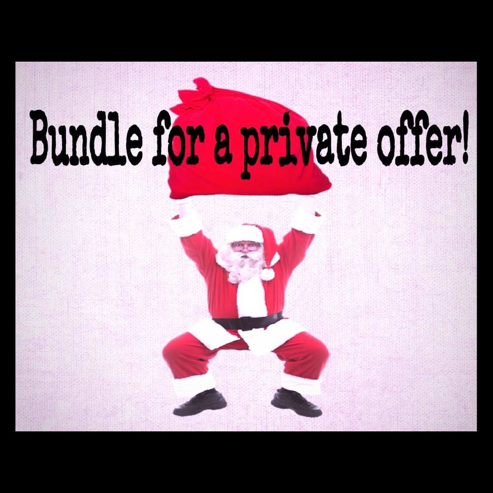 Bundle an item or items & get a private offer ❤️