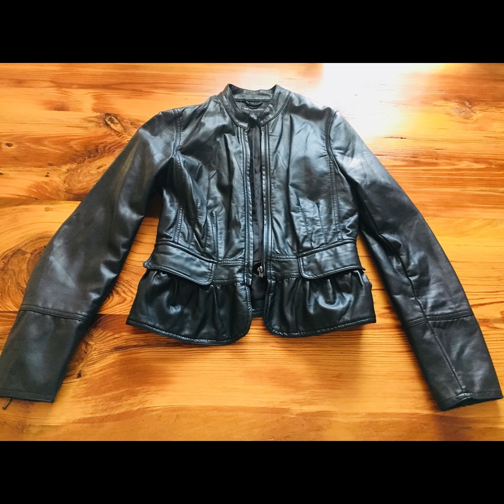 Leather like jacket