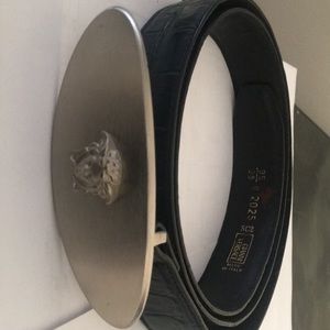 Vintage Versace leather belt