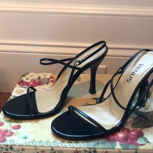 Venus, never worn, black 4 inch heels