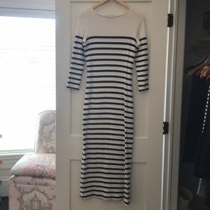 Ralph Lauren Polo waffleknit boatneck maxi dress M