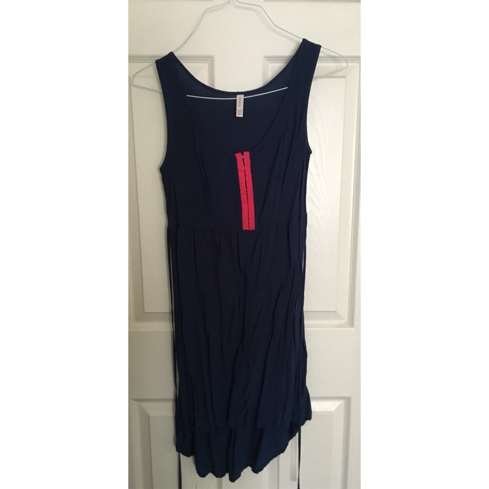 High-low cotton dress