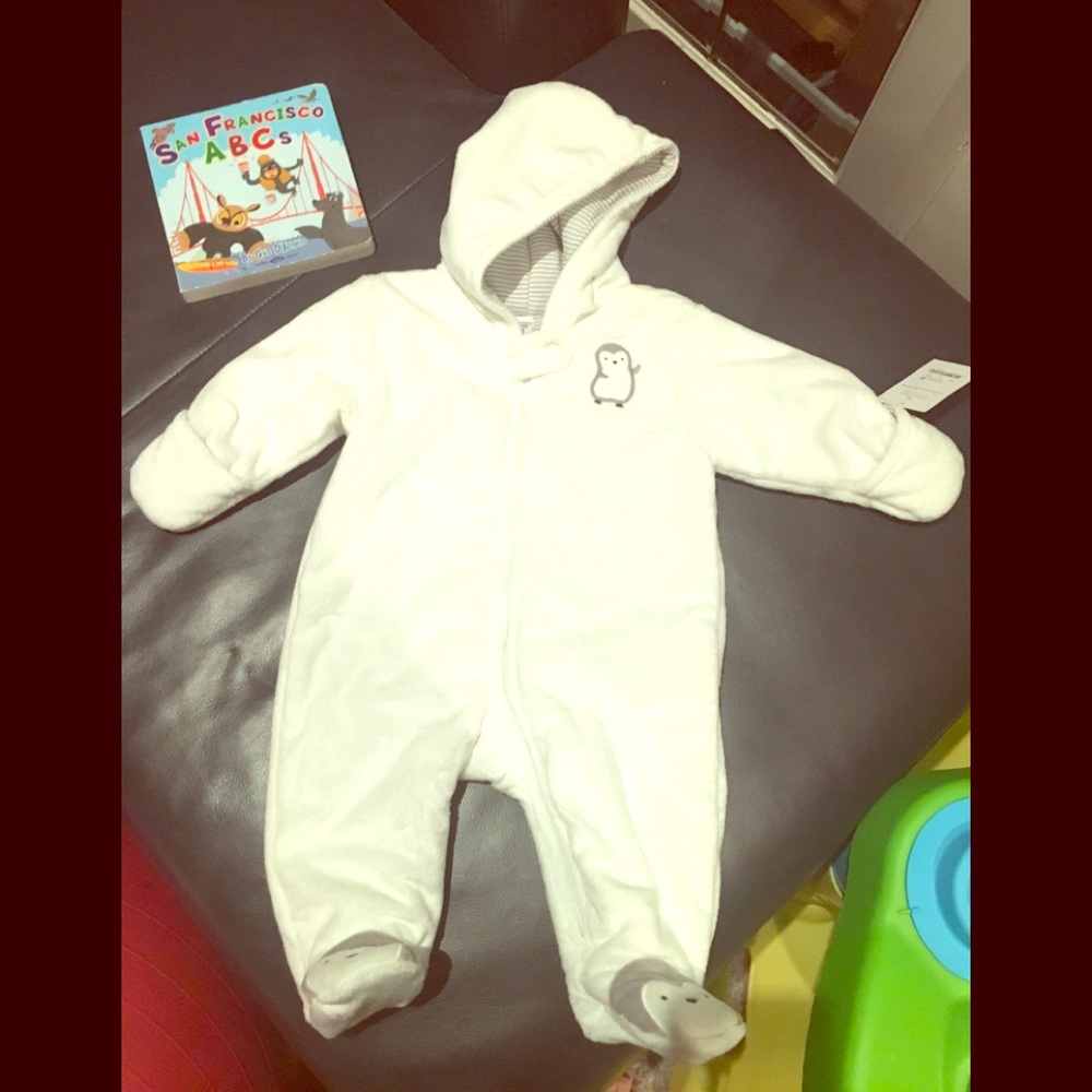 Soft snuggle footie onesie NWT
