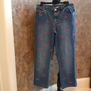 Lily Pulitzer Pink Whale Denim Pants