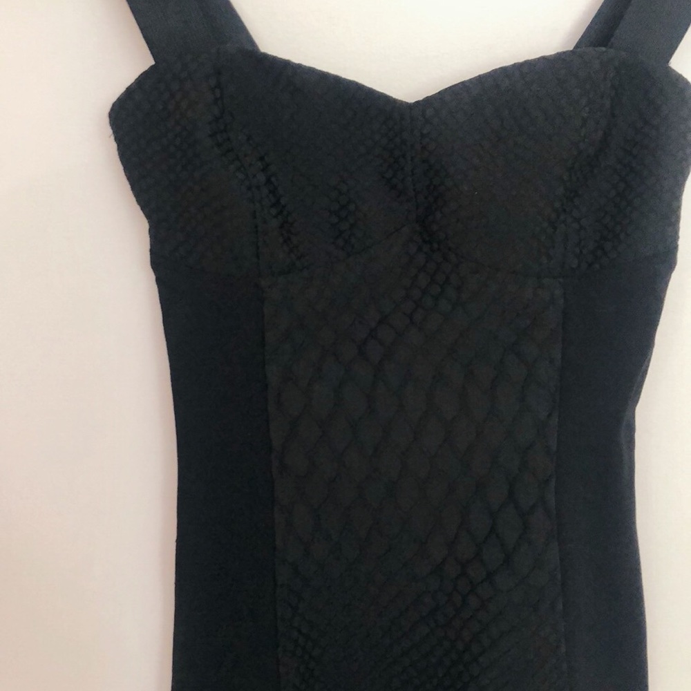H&M Black Bodycon Dress Size 2