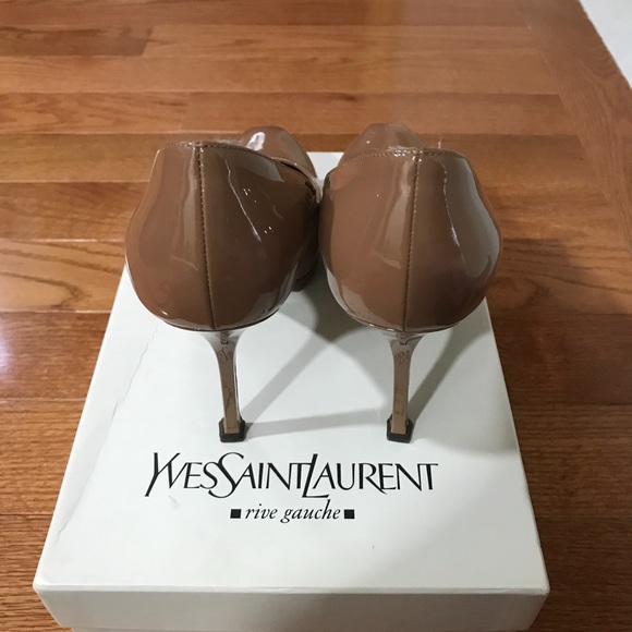 Sold 🎀YSL Nude Patent 80 Tribtoo Platform🎀 - Picture 2 of 7