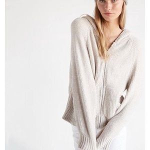 Plush chenille hoodie