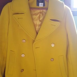 Yellow peacoat