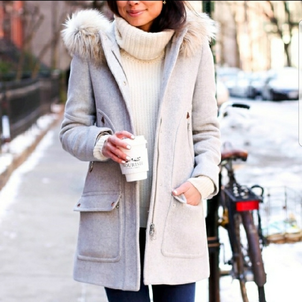 J Crew Chateau Parka in Dusk