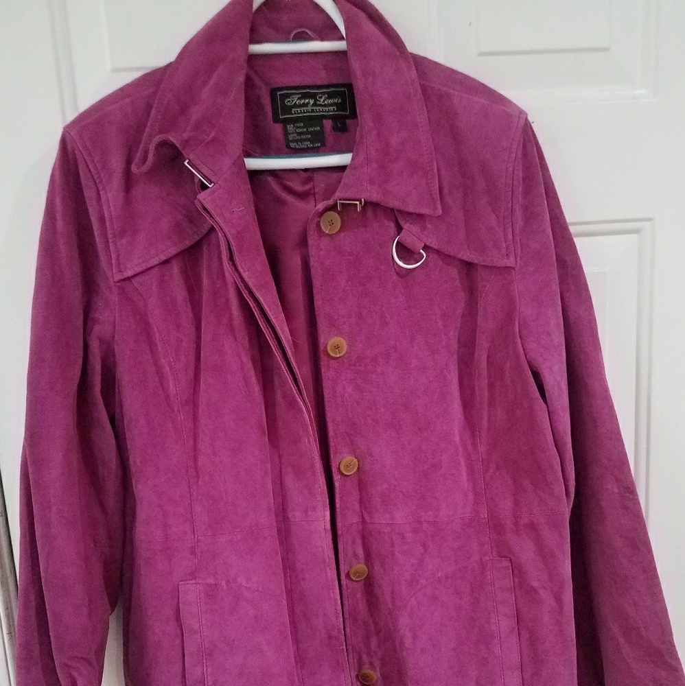 Suede coat