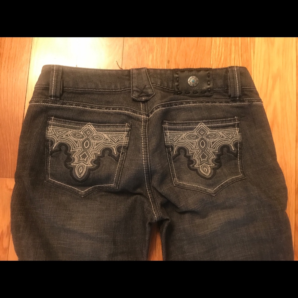 Antik Denim Bootcut Jeans Slate Grey Size 28