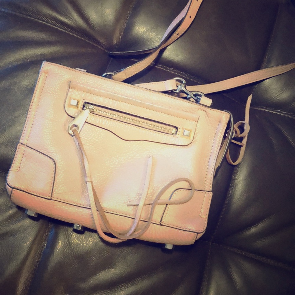 Blush Rebecca mink off crossbody!