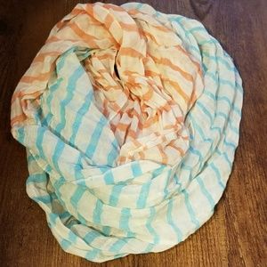 Striped Infinity Scarf