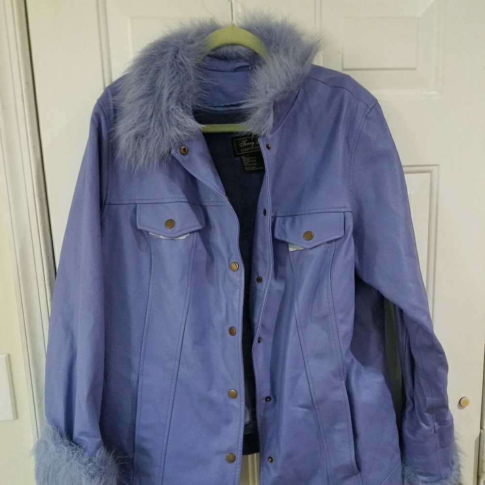 Unique leather jacket