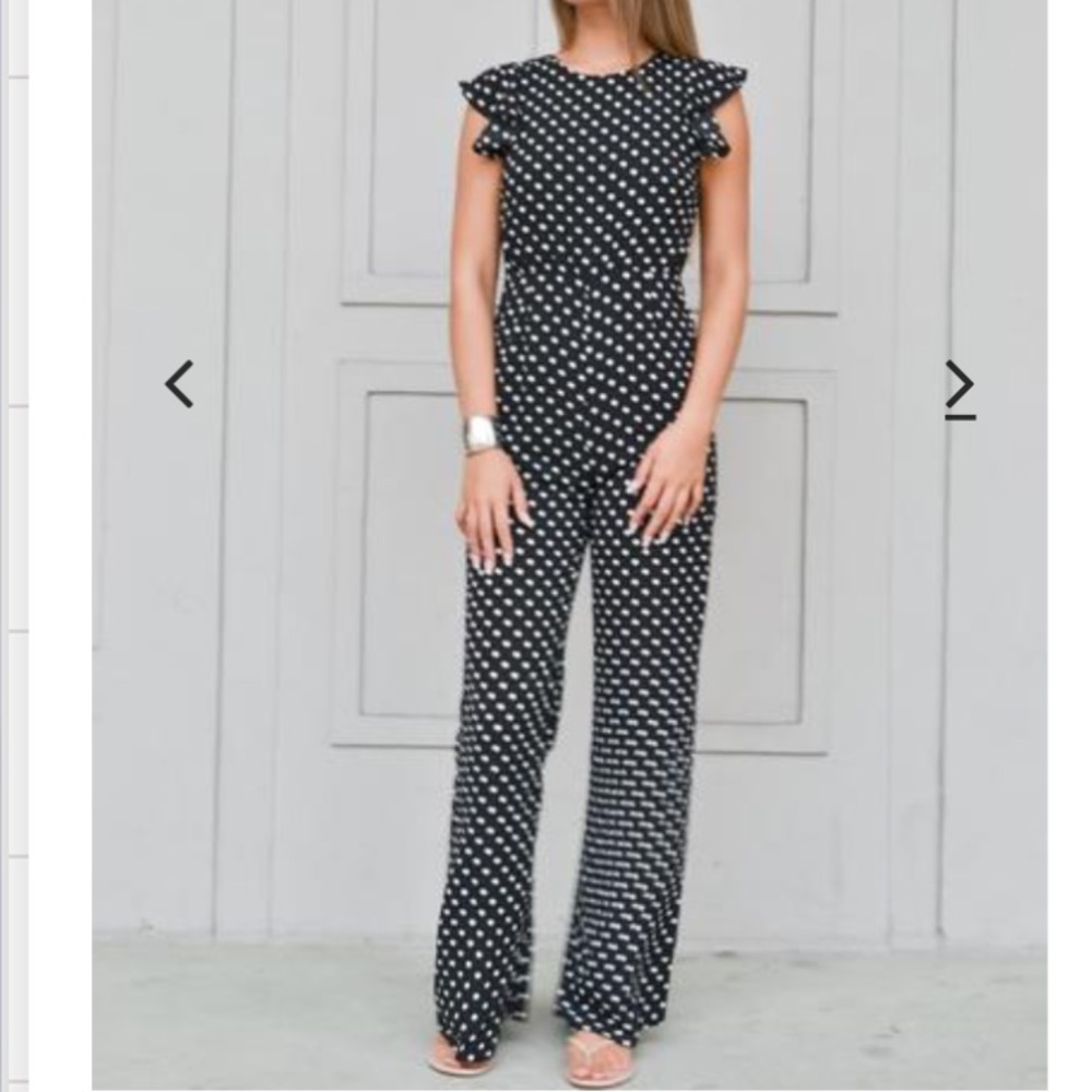Polka Dot Jumpsuit NWT