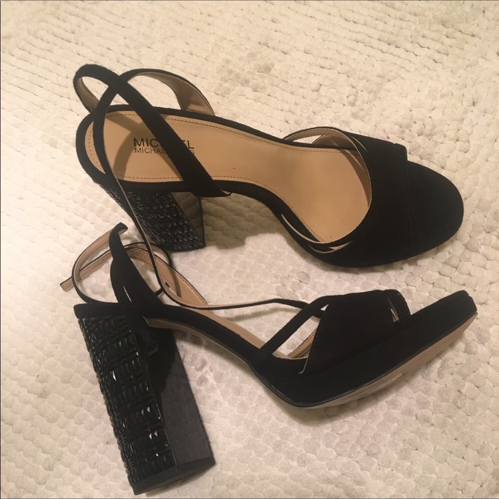 Worn Once Michael Kors heeled sandals