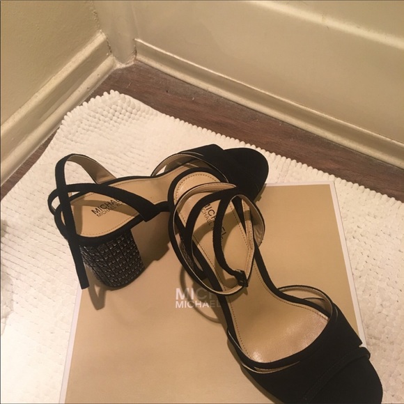 Worn Once Michael Kors heeled sandals - Picture 2 of 6