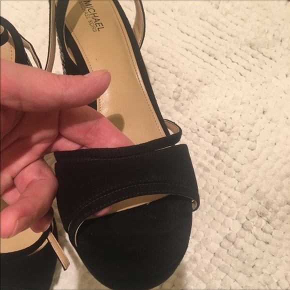 Worn Once Michael Kors heeled sandals - Picture 5 of 6
