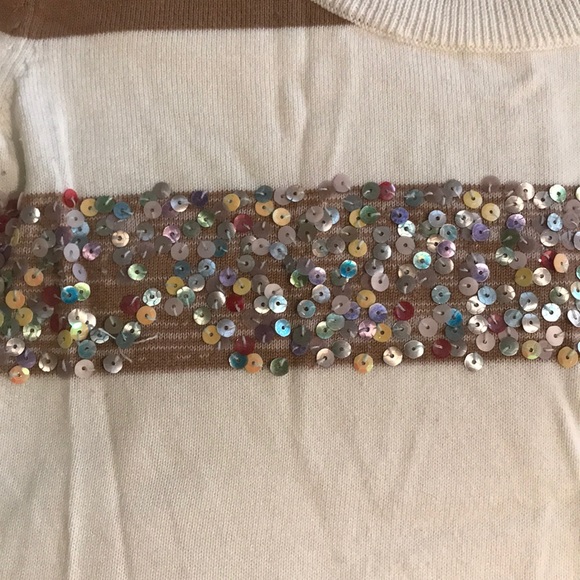 High low sequins sweater - Picture 2 of 5