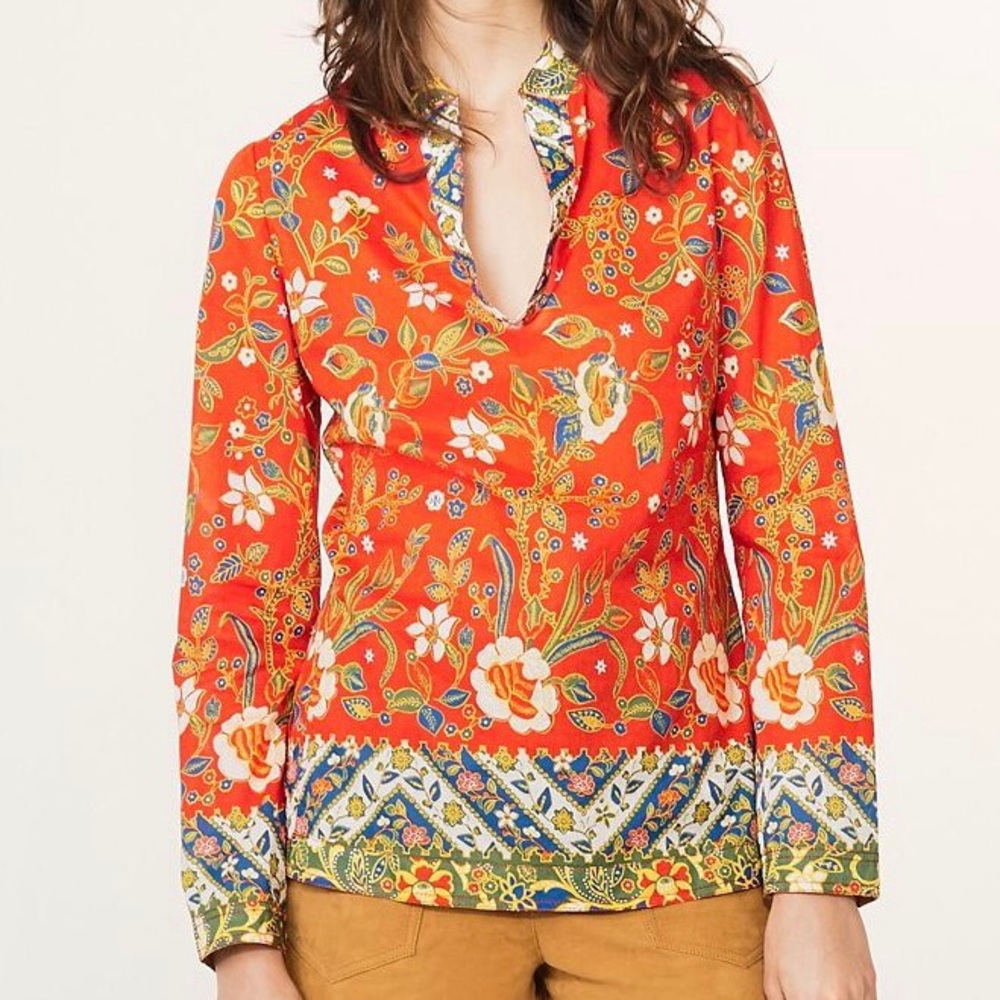 Tory Burch Colorful Print Tunic