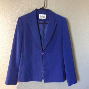 Royal blue blazer jacket