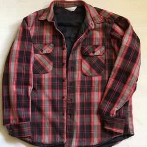 Vintage quilted flannel jacket
