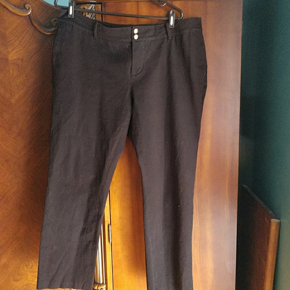 Lauren Dark Brown Stretch Jean Trouser