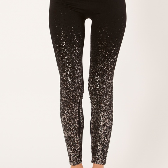 electric yoga leggings